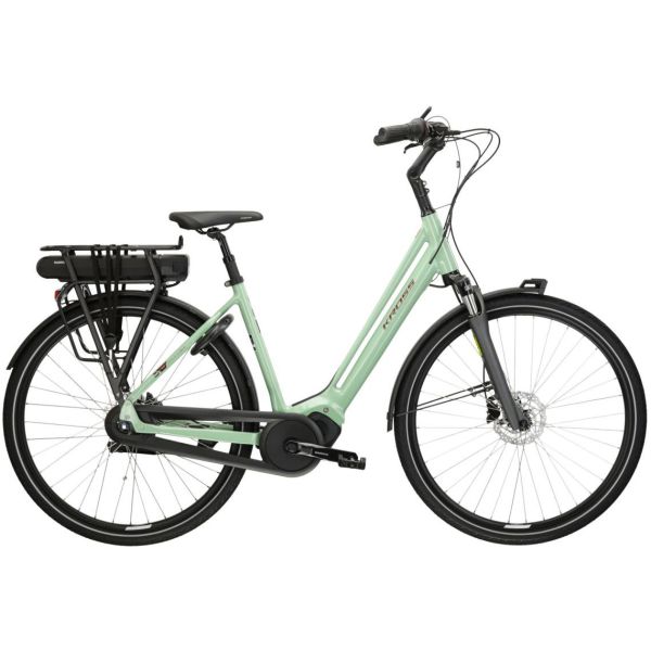 Kross e-bike 28'' sentio hybrid 4.0 - nexus 7 - groen glans - xl (56 cm) - shimano steps du-e5000 middenmotor 36v 250w