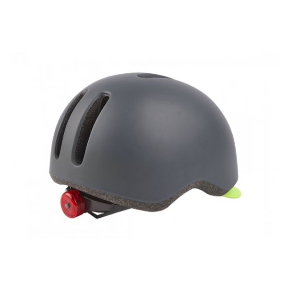Polisport casque Commuter gris mat/jaune fluo M 54-58cm