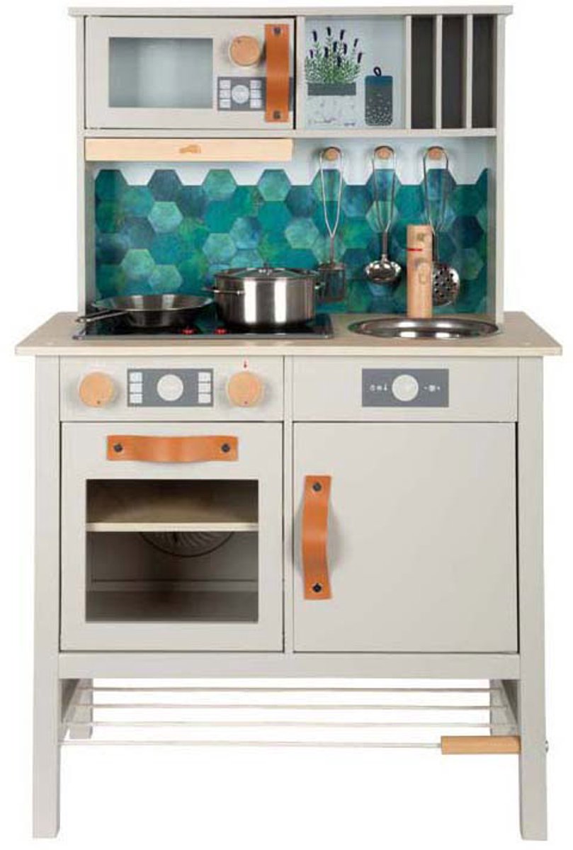 Small Foot - houten speelkeuken tasty grijs