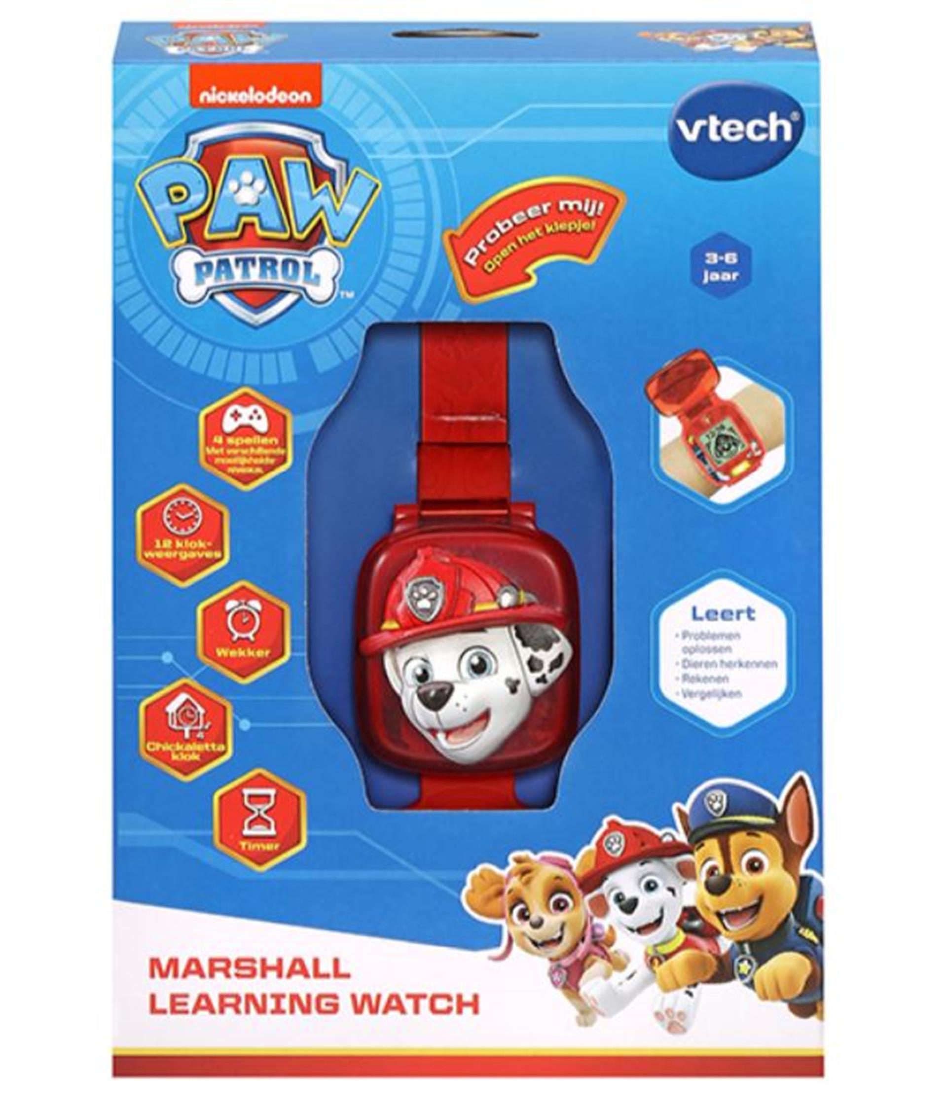 Vtech paw patrol horloge - learning watch marshall