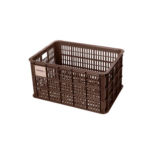 Basil fietskrat L - groot - 40 liter - bruin