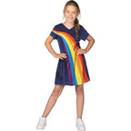 Studio 100 - Studio 100 K3 verkleedjurk - regenboog blauw 9-11 jaar