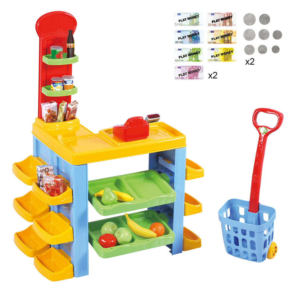 Playgo - go gevuld winkelwagentje - 17dlg.
