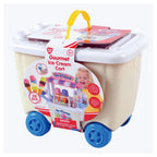 Playgo - go Speelgoedwinkel kinderen - duwwagen - ijskraam met ijsjes - kleiset - ijsjes klei