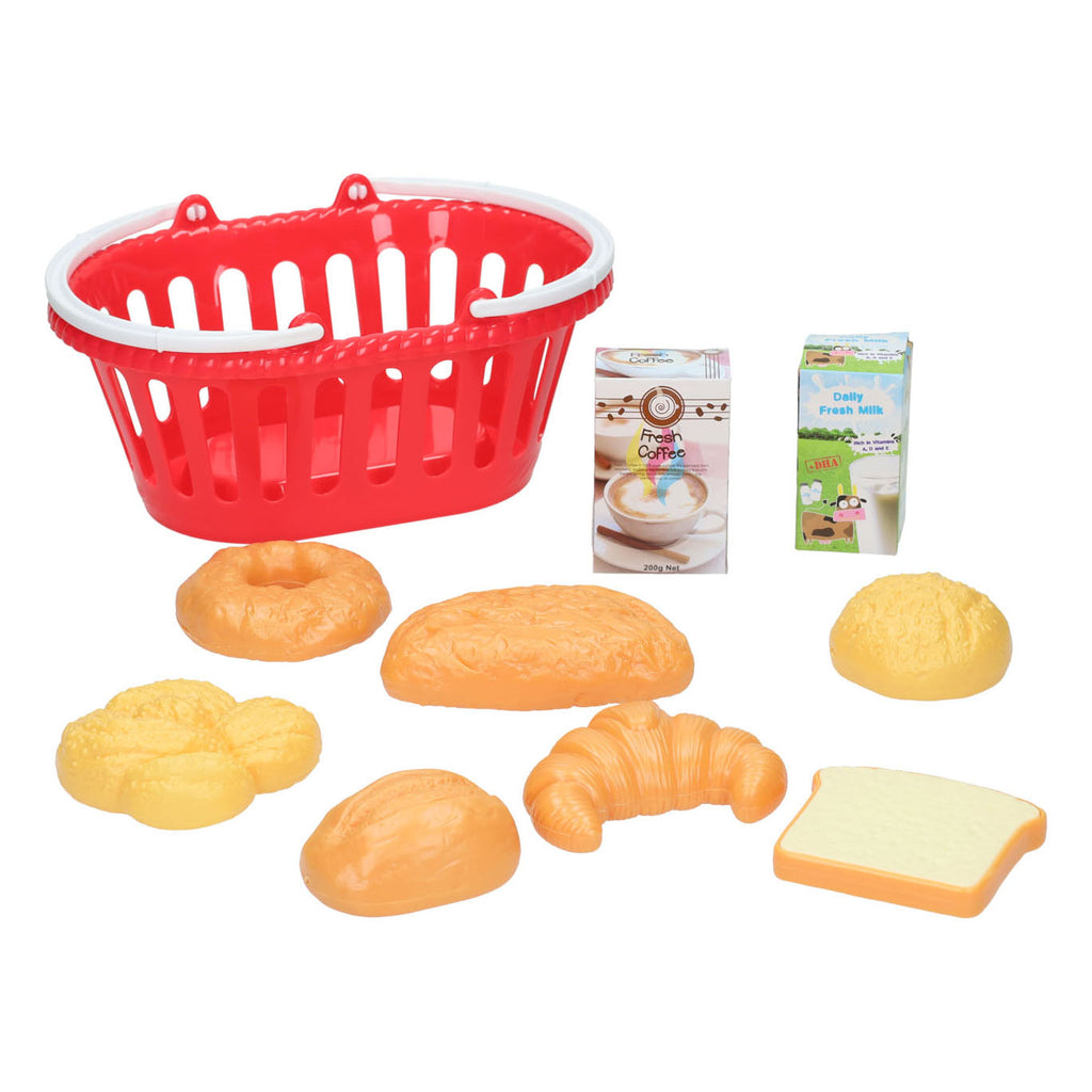 Playgo - go mandje met brood - 10dlg.