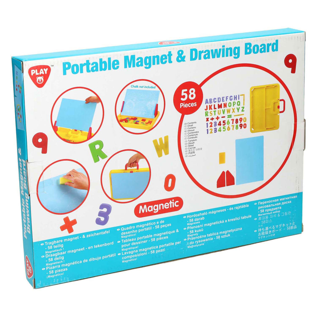 Playgo magneet- en tekenbord draagbaar 7328