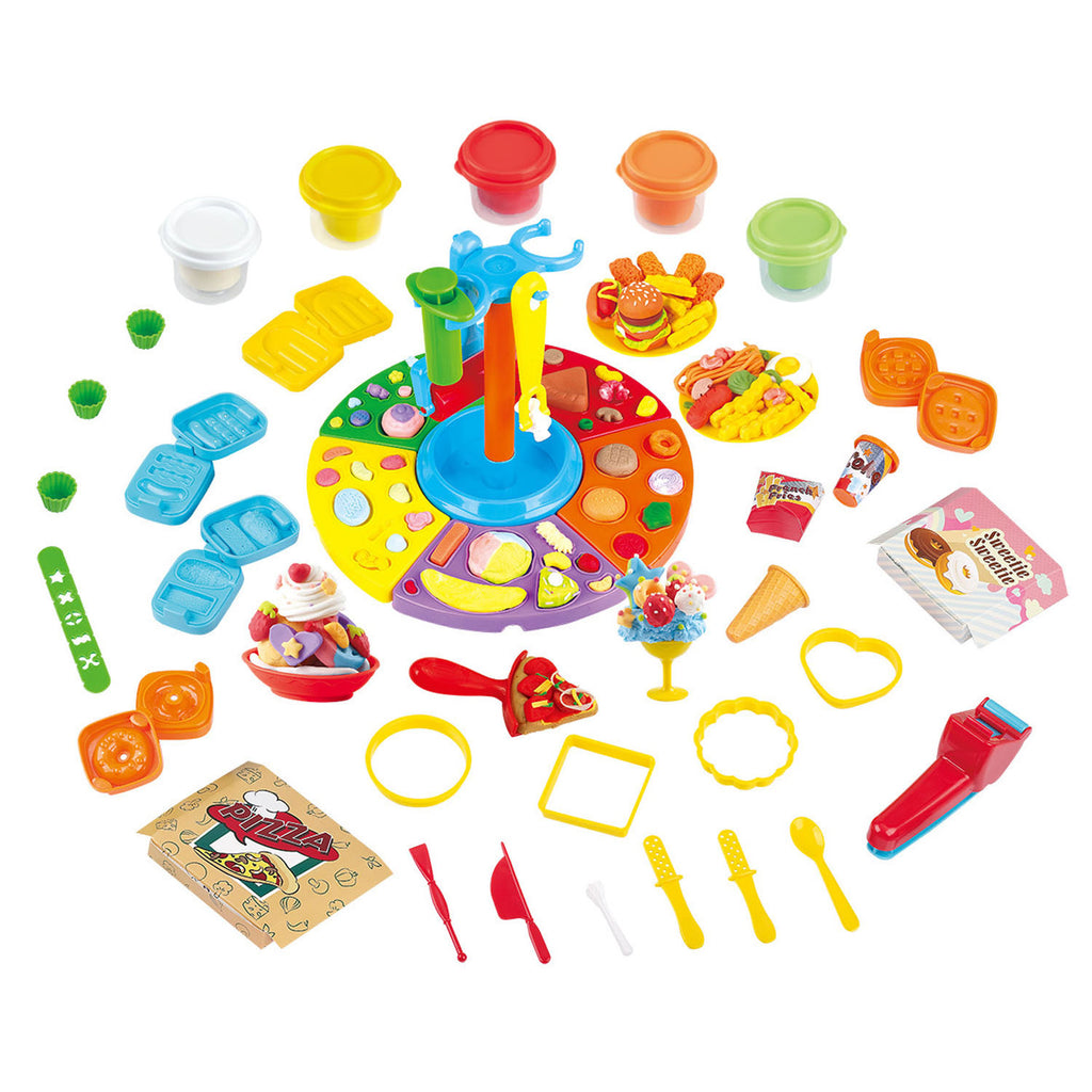 Play go kleiset voedsel - 5 kleipotjes