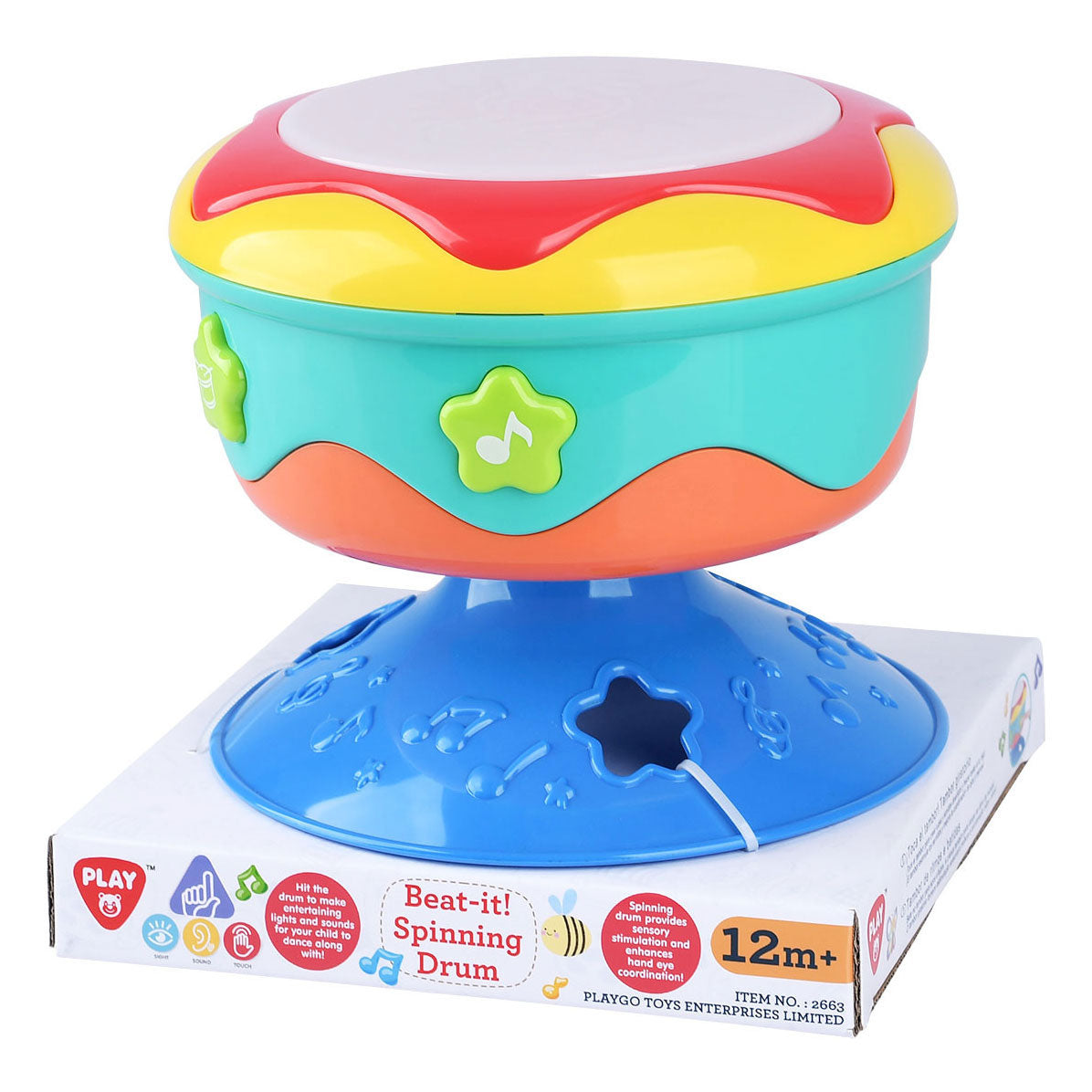 Playgo - go beat it draaiende trommel