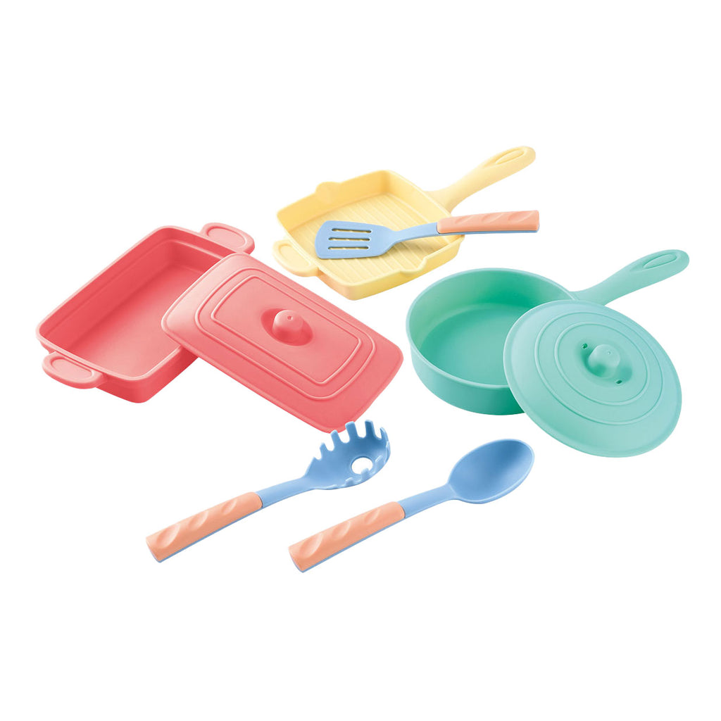 Playgo braadpan en grillpan speelset - 8dlg.