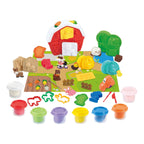 Playgo - go boerderij en vrienden kleiset - 8 kleipotjes
