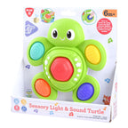 Braet playgo baby sensorische schildpad met licht en geluid
