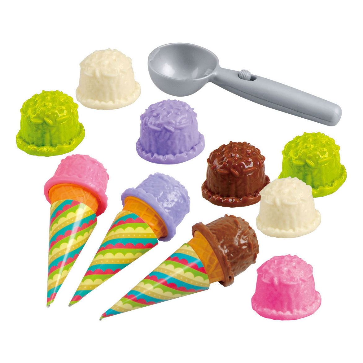 Playgo ijsjes maken speelset - 17dlg.