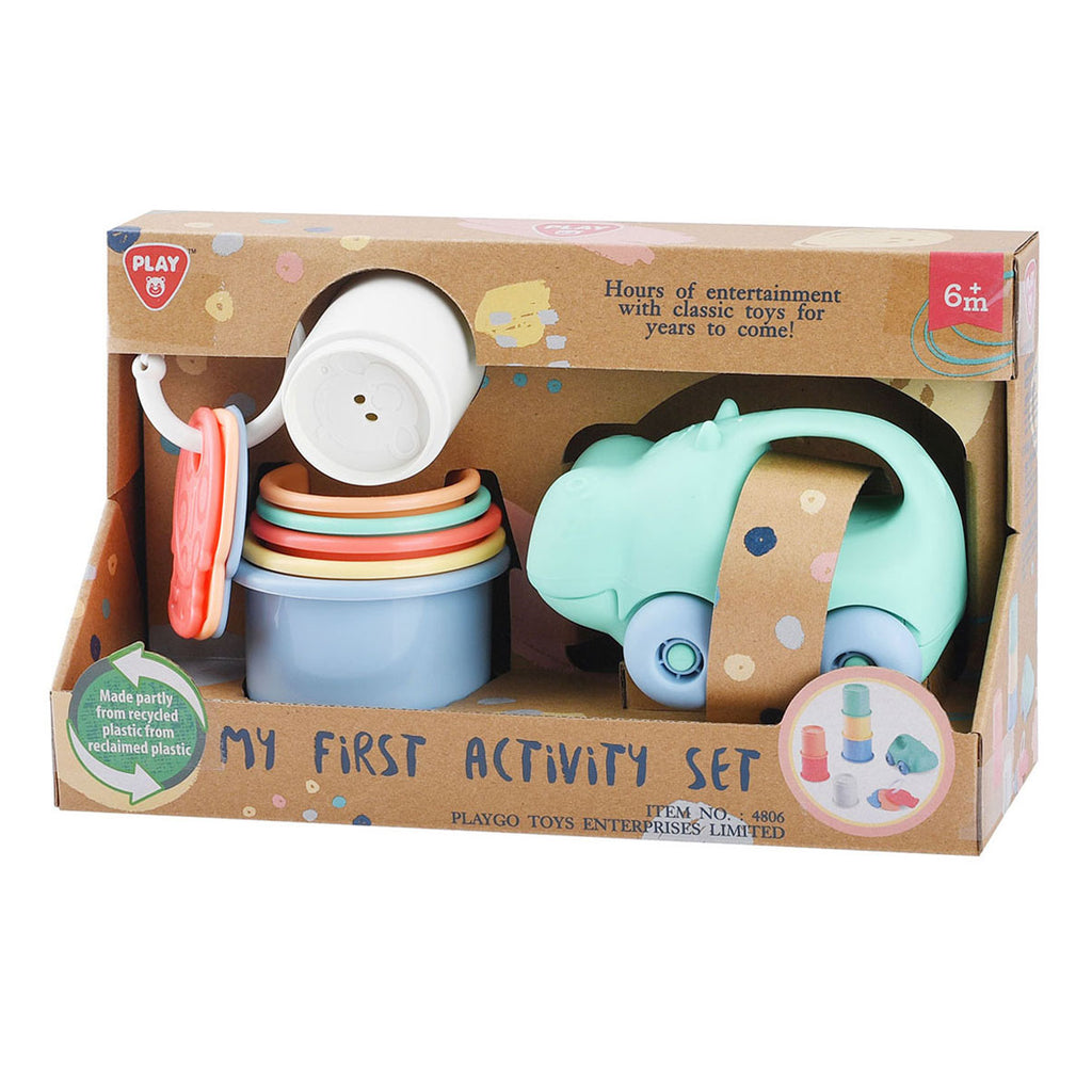 Playgo - go mijn eerste baby activiteiten speelset - 8dlg.