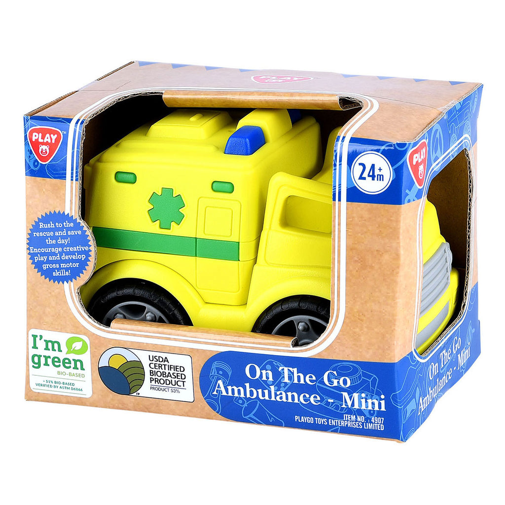 Playgo - go biobased ambulance - 15cm