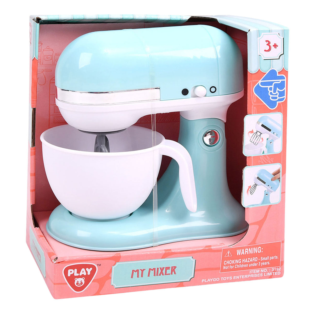 Playgo mijn mixer met kom blauw