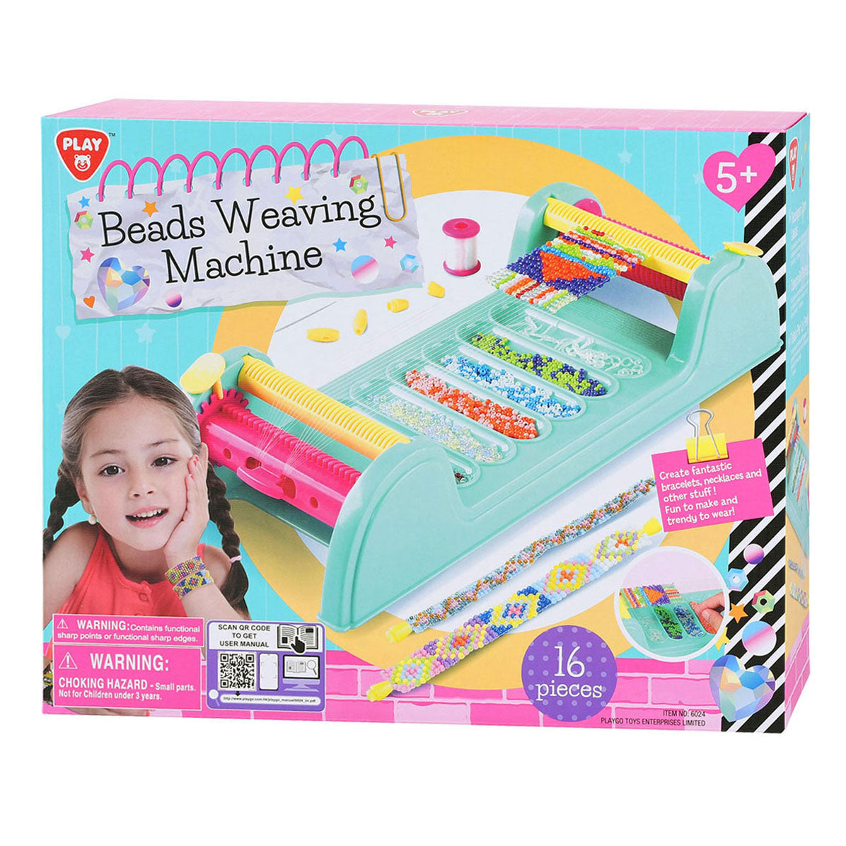 Playgo - go maak je eigen armbanden weefmachine set -