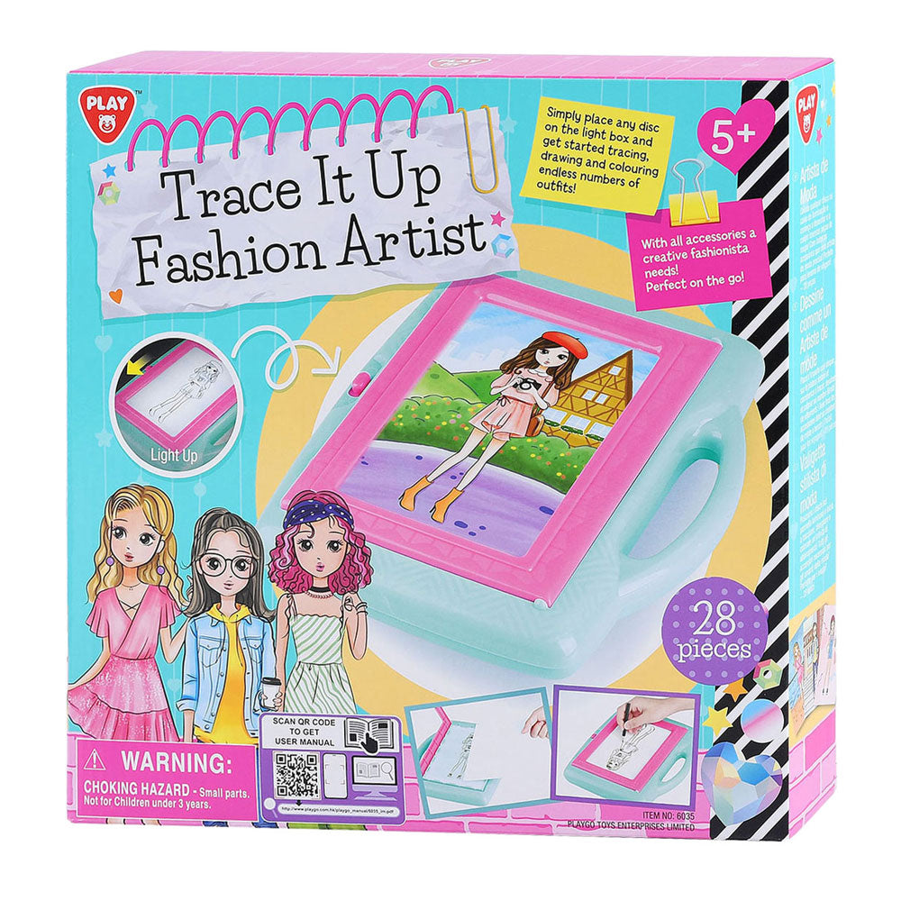 Playgo - go tekenprojector overtrekken modeontwerper - 28dlg.