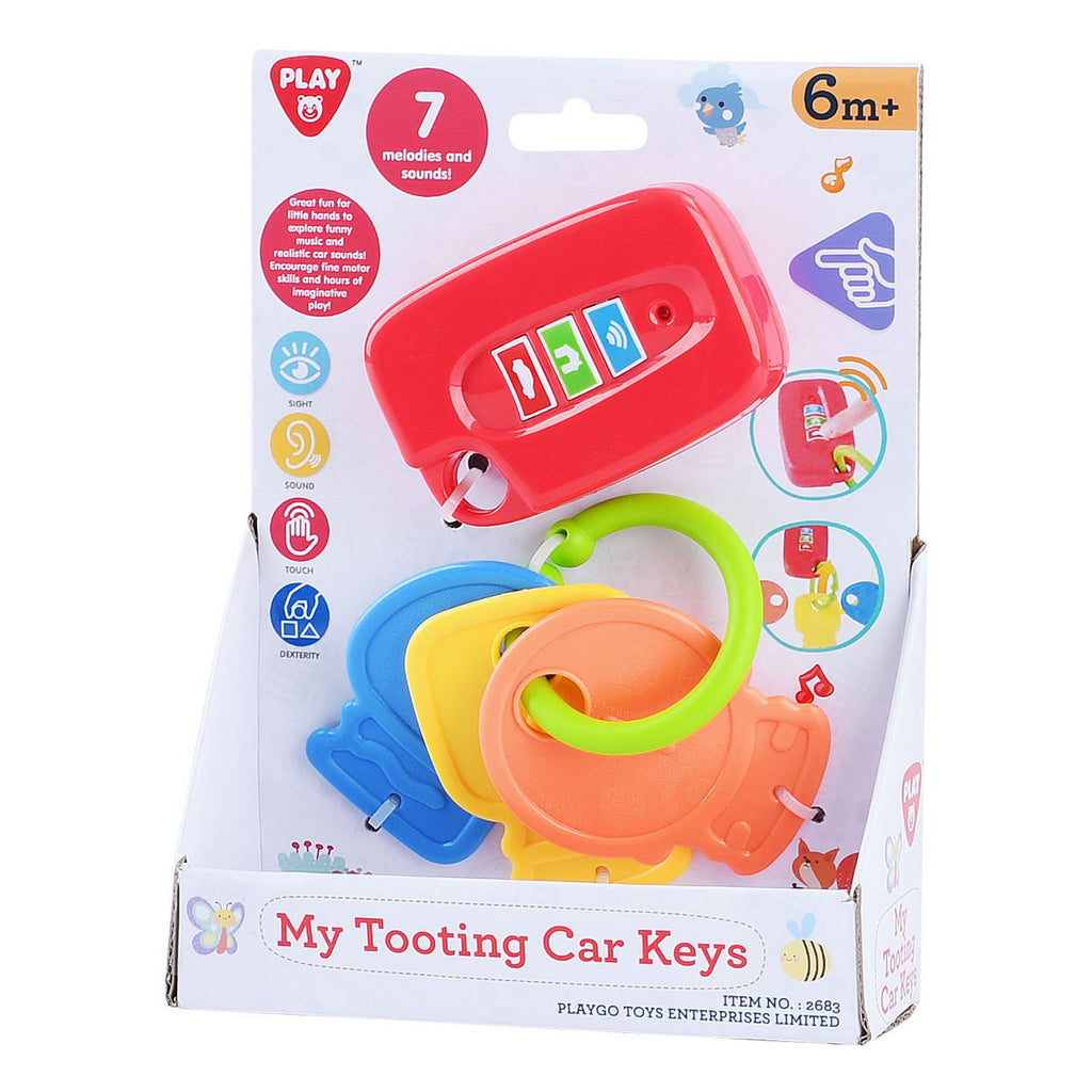 Playgo mijn toeterende autosleutels - 5dlg.