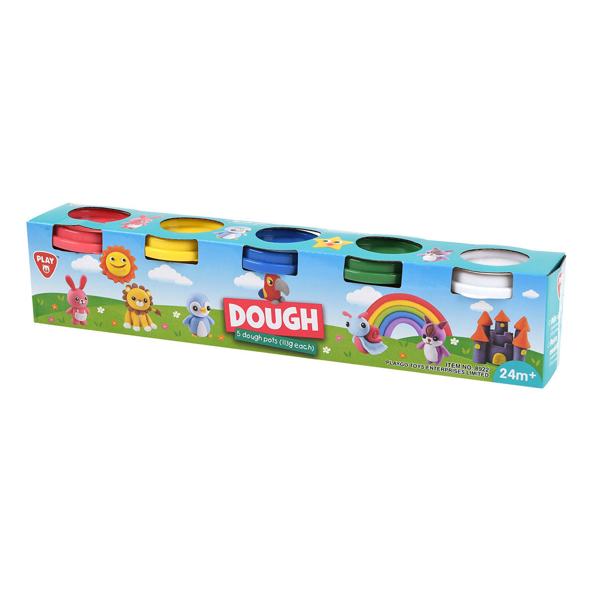 Playgo kleiset 5 kleuren - 5x56gram
