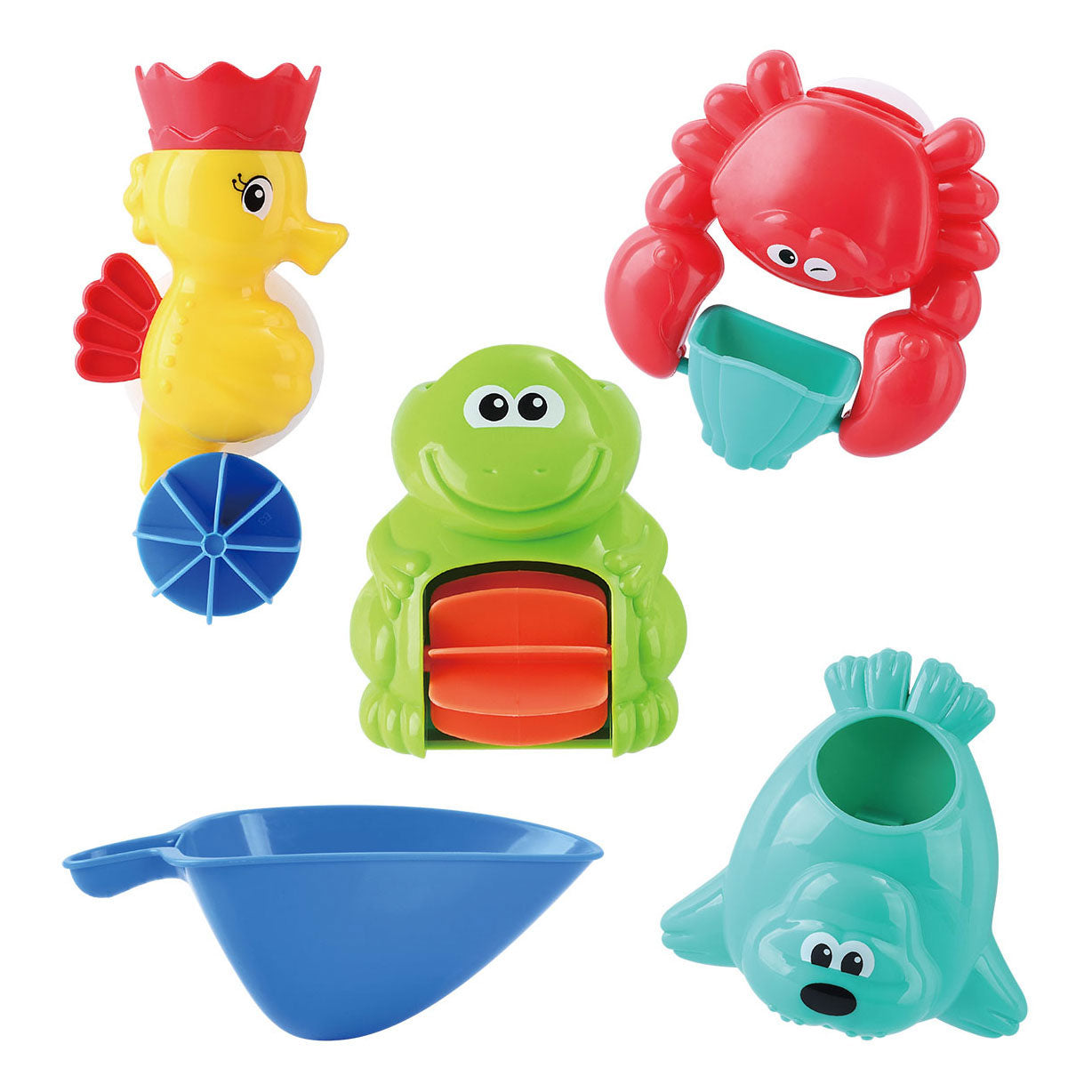 Playgo badvriendjes zeedieren - 5dlg.