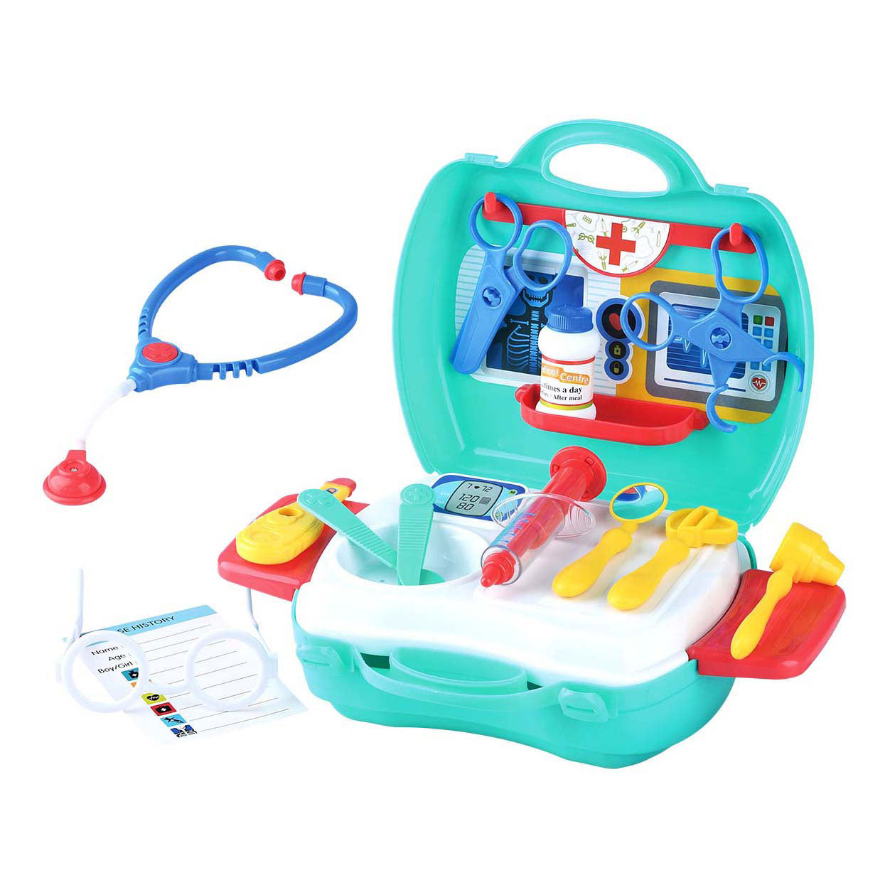 Playgo dokterskoffer met accessoires, 20dlg.