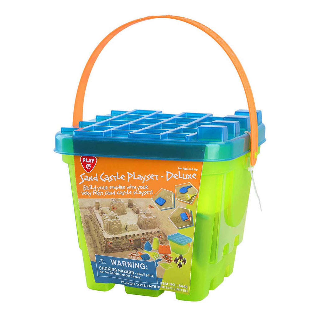 Playgo - go strandset kasteel met accessoires 21dlg.