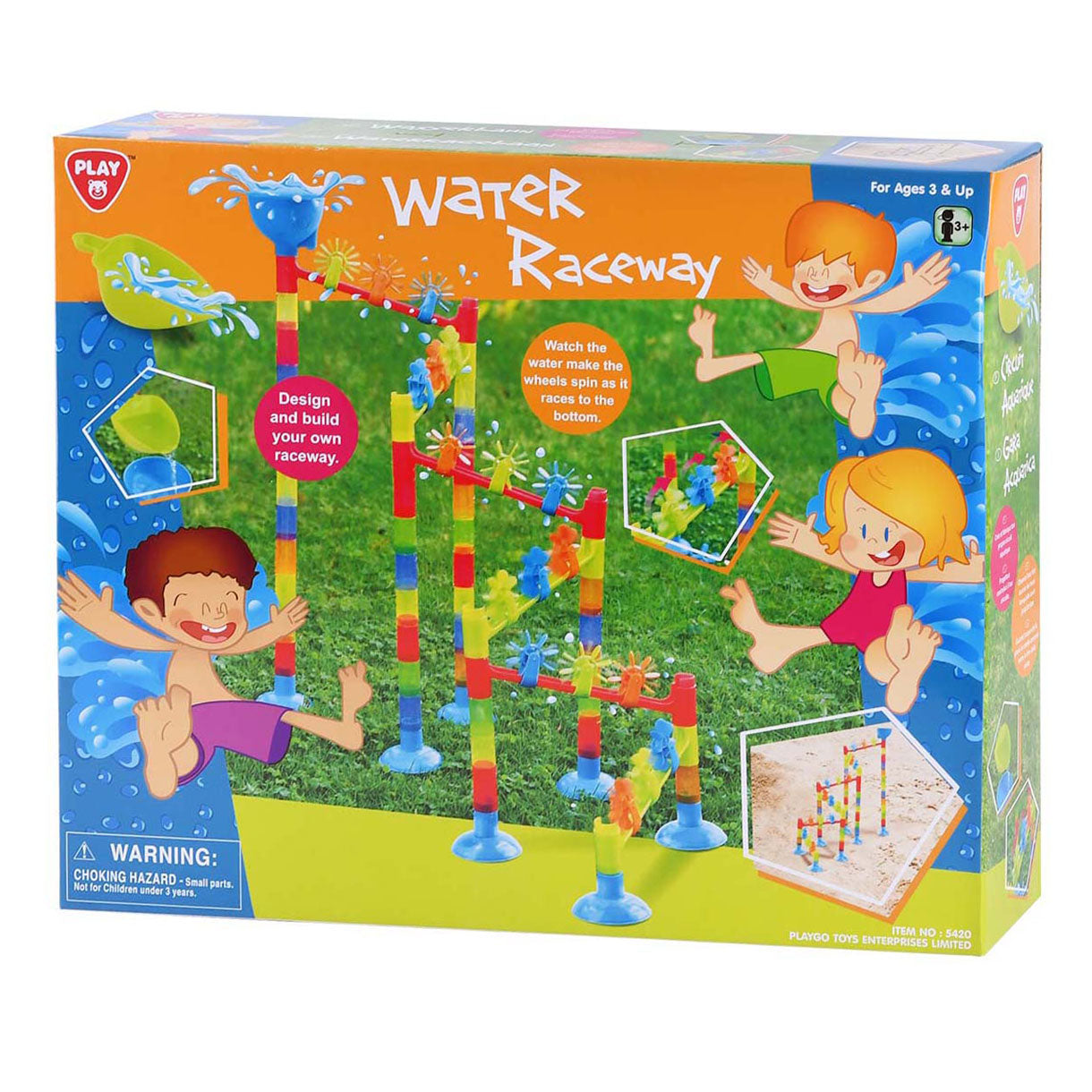 Playgo water racebaan speelset