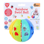 Playgo - go regenboog dwarrel bal met ratel geluid