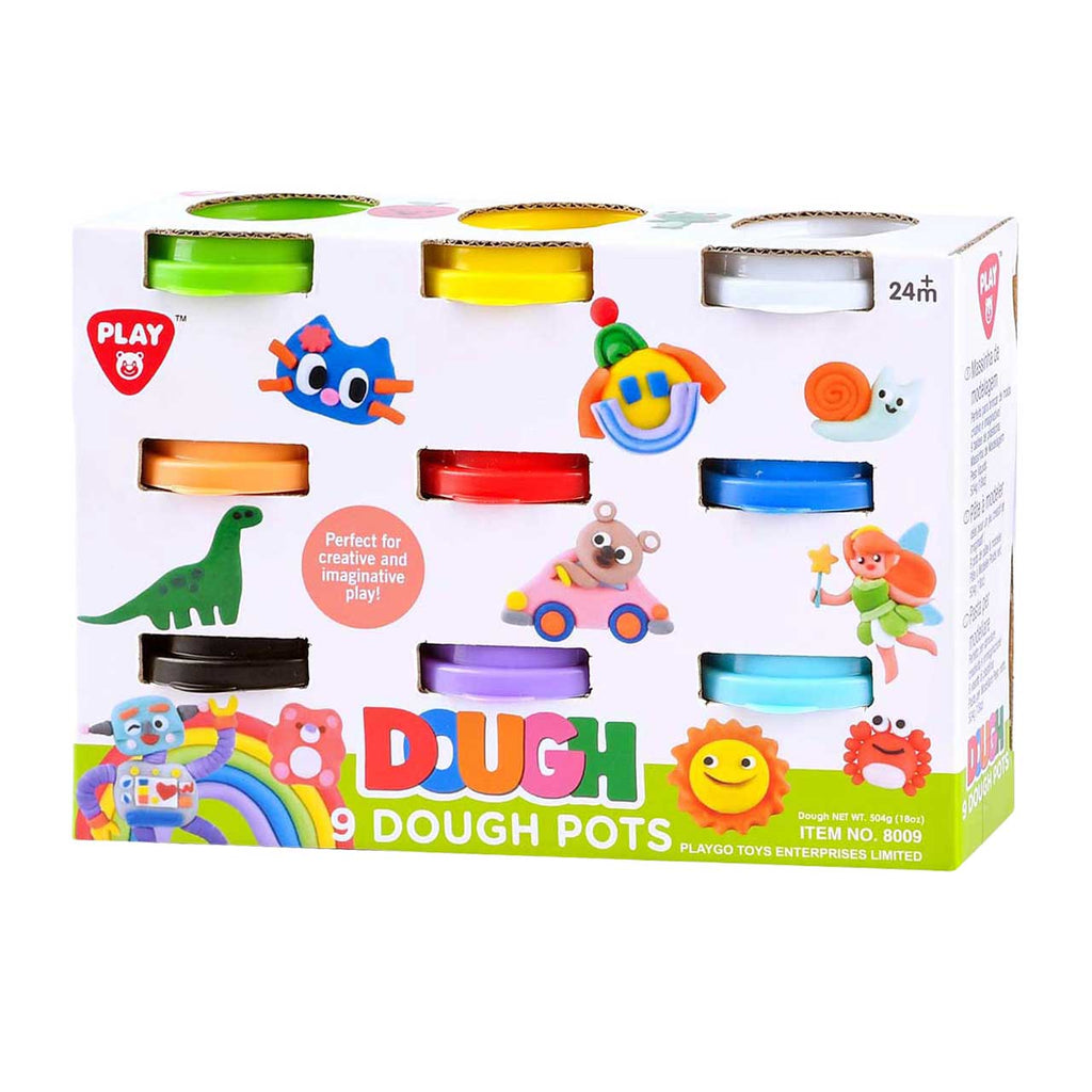 Playgo - go kleiset 9 kleuren - 9x56gram