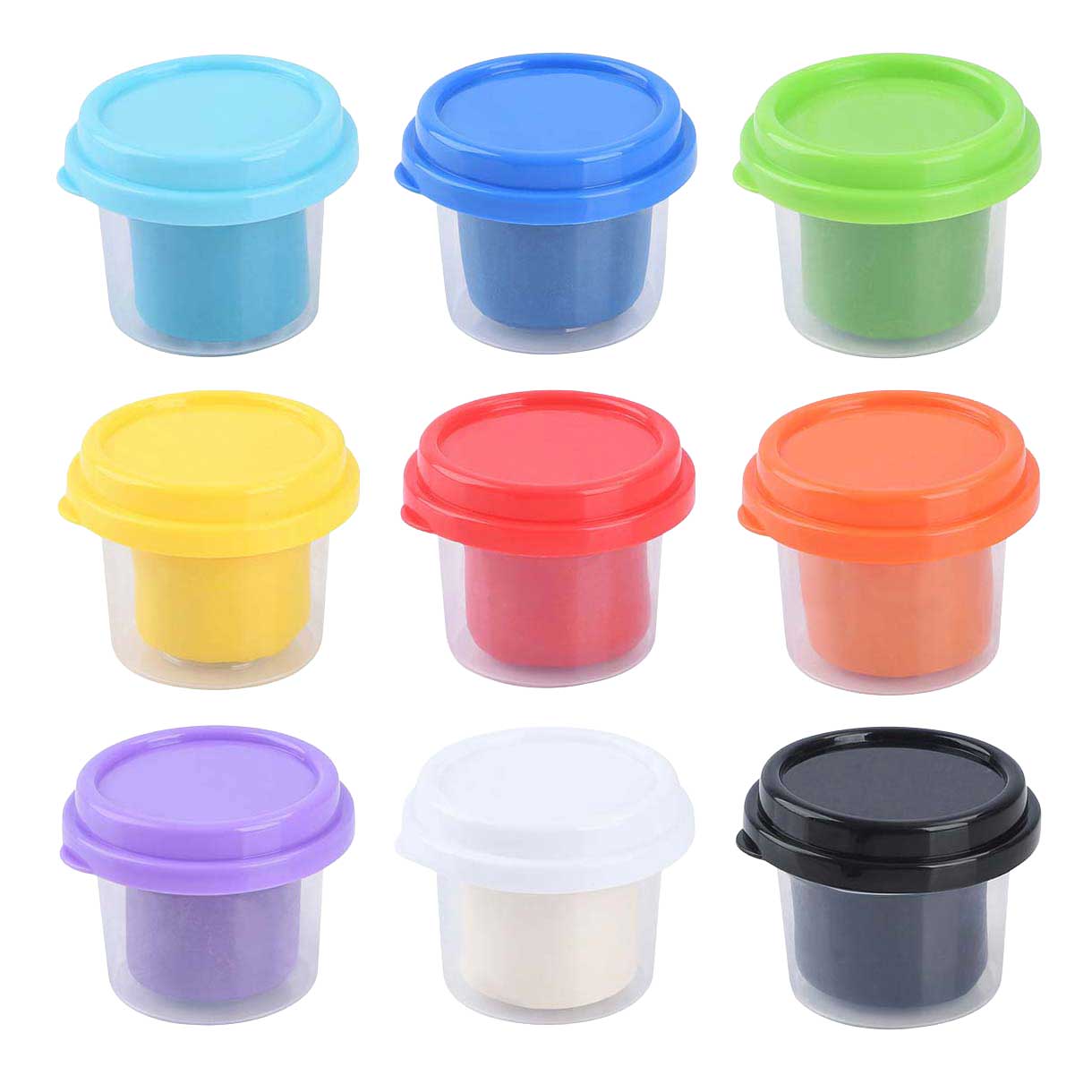 Playgo - go kleiset 9 kleuren - 9x56gram