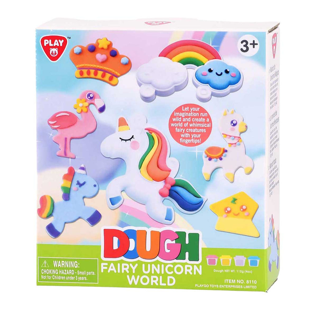 Playgo sprookjes eenhoorn kleiset - 4 kleipotjes