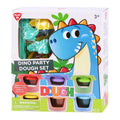 Playgo - go dino feest kleiset - 6 kleipotjes