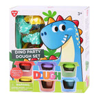 Playgo - go dino feest kleiset - 6 kleipotjes
