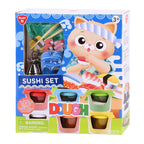 Playgo sushi kleiset - 6 kleipotjes