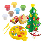 Playgo - go kerstboom kleiset - 6 kleipotjes