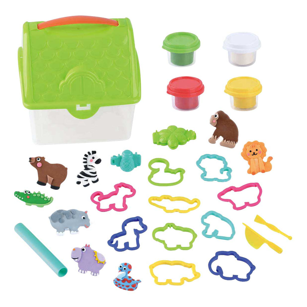 Playgo wilde avonturen kleiset - 4 kleipotjes