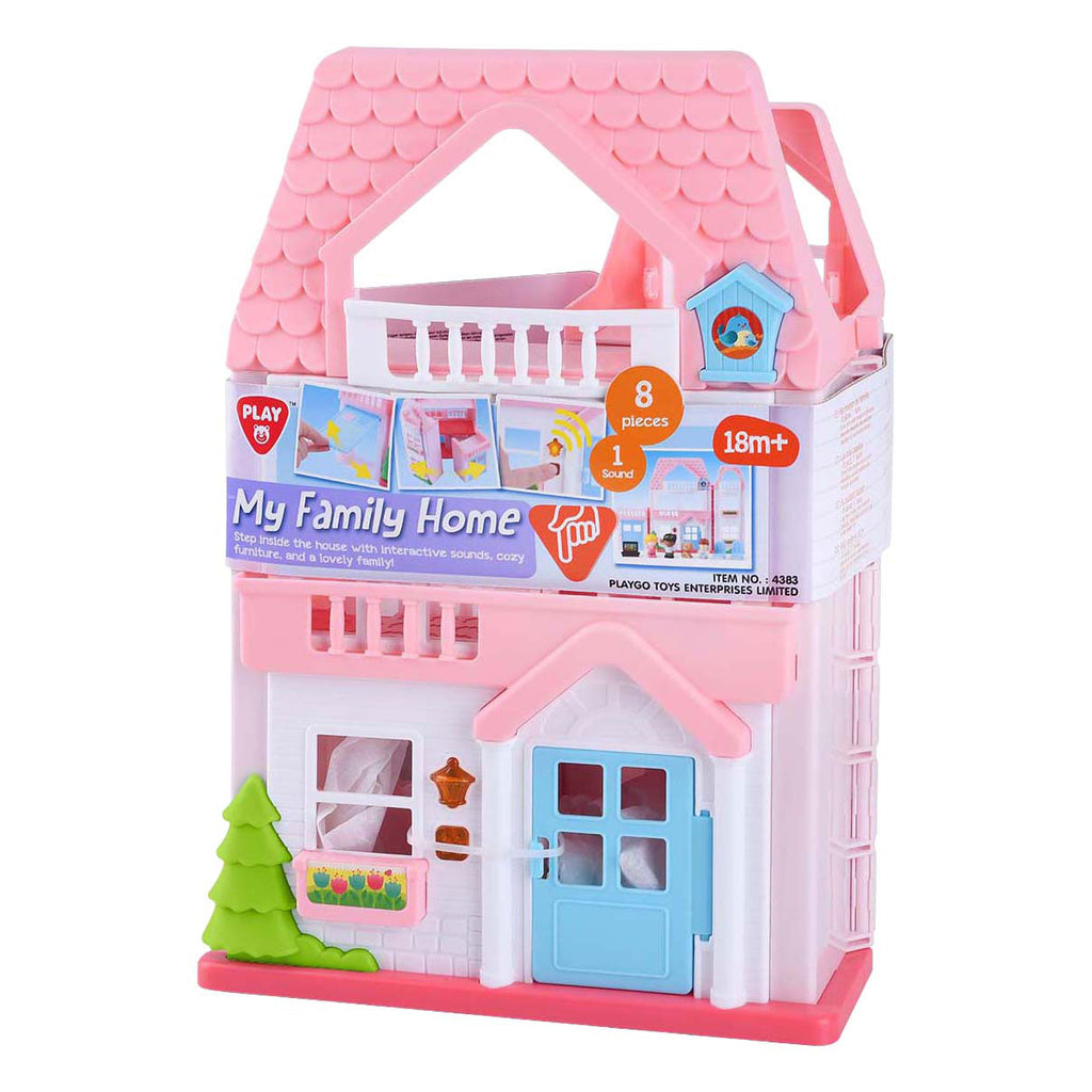 Playgo - go mijn familiehuis speelset - 8dlg.