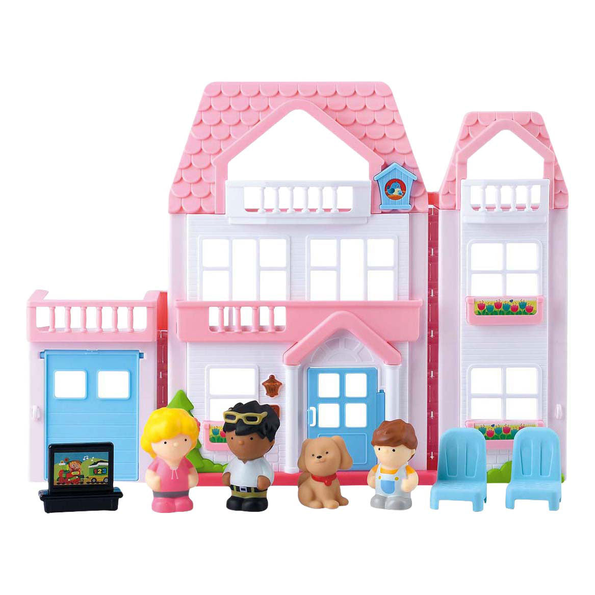 Playgo - go mijn familiehuis speelset - 8dlg.