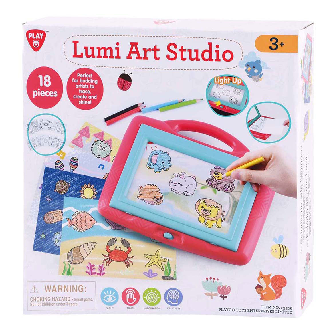 Playgo - go lumi tekenbord - 18dlg.