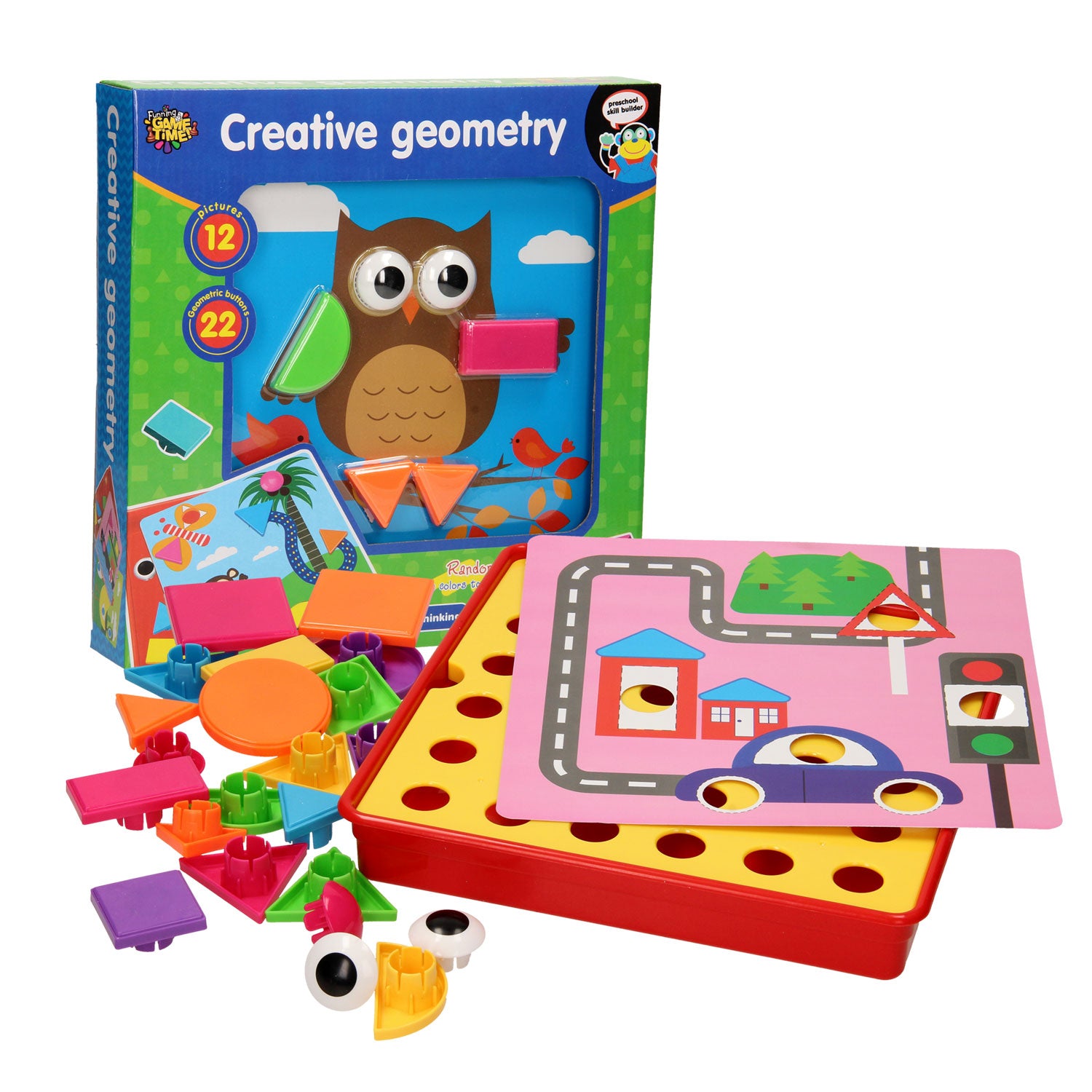- Vormenpuzzels met Kleurenkaarten 33dlg.