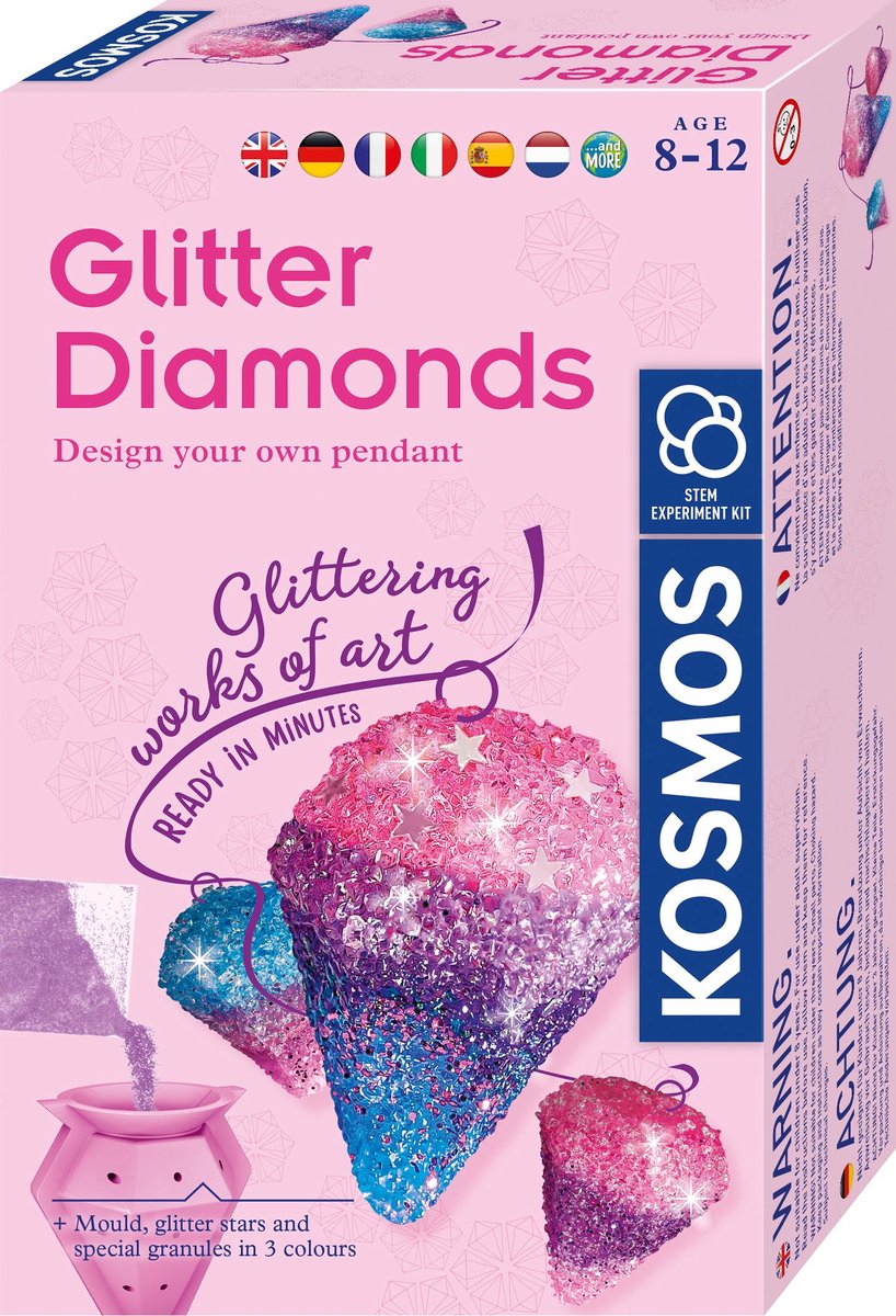 Kosmos - glitter diamanten maken