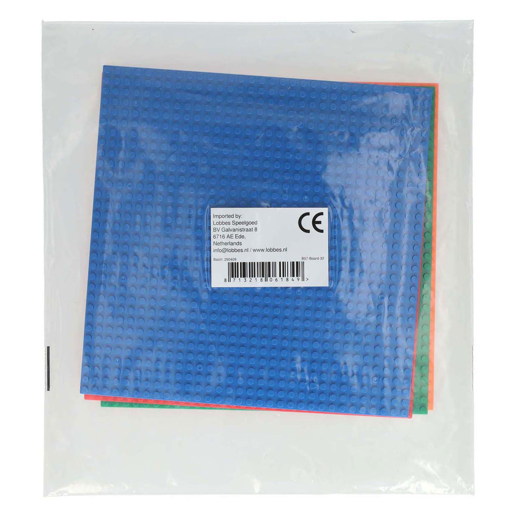 Bouwplaten voor miniblokjes 25x25cm - 4st.
