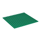 Bouwplaat groen - 25,5x25,5cm