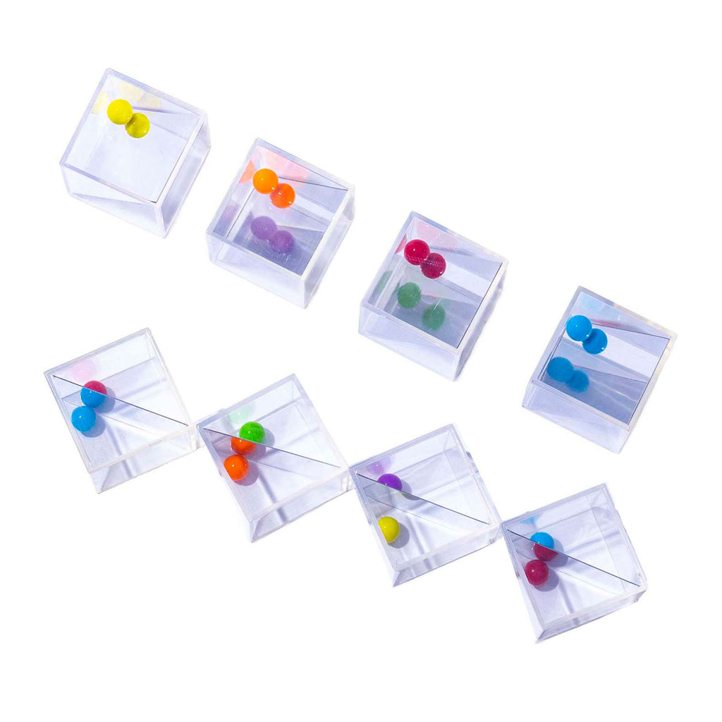 Lobbes - Lobbes Transparante spiegelblokken - 5 cm - 18dlg