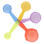 Gekleurde maatlepels - 5dlg.