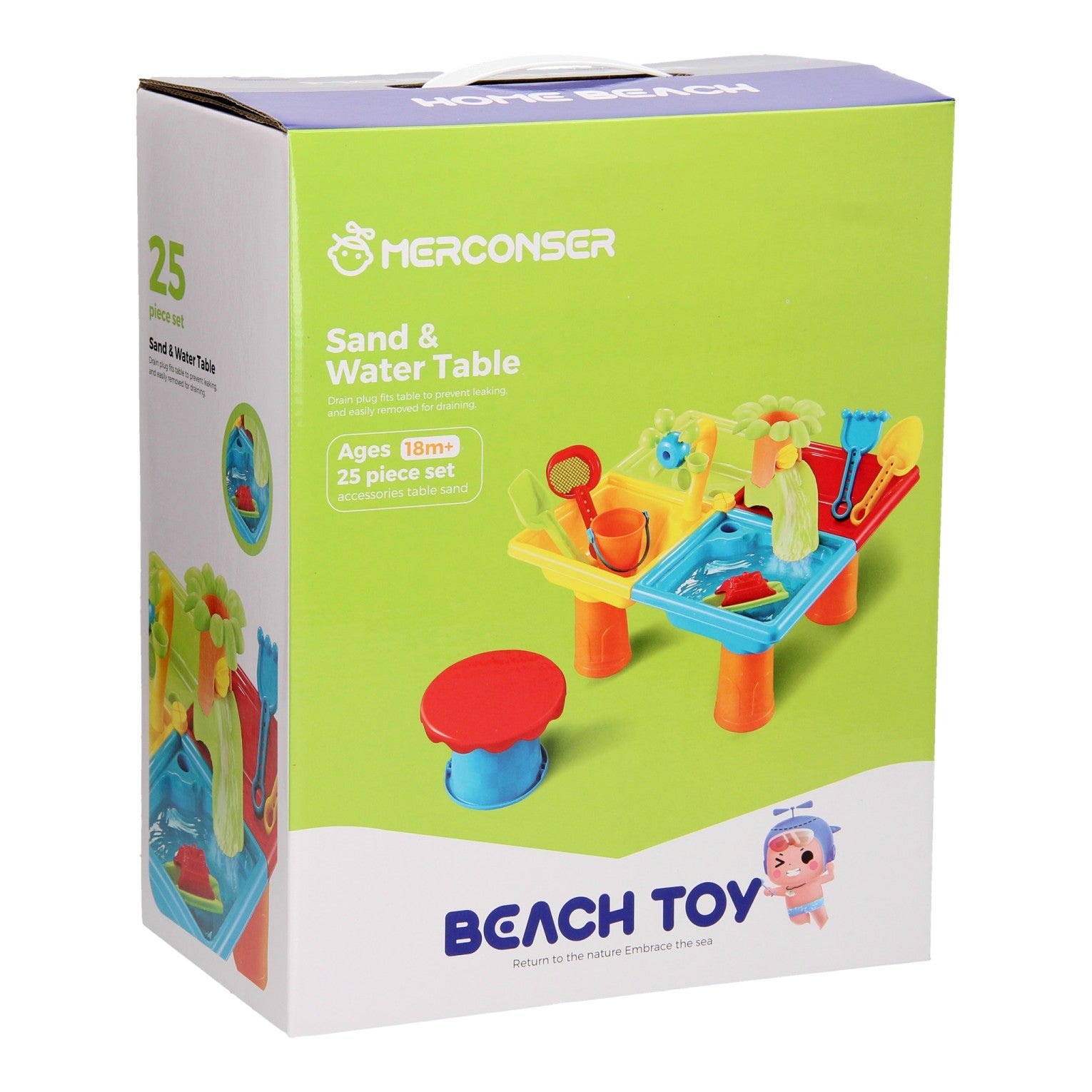 Zand- en watertafel, 4-baks