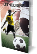 Interstat uitnodigingen voetbal, 6st.