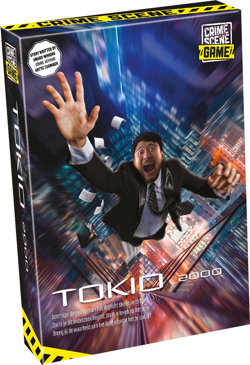 Tactic crime scene tokyo 2000 – bordspel – misdaadspel – complex stadsdrama in japan – diepgaand onderzoek en deductie – crime scene serie – game storm studio – 1 of meer spelers – vanaf 18 jaar