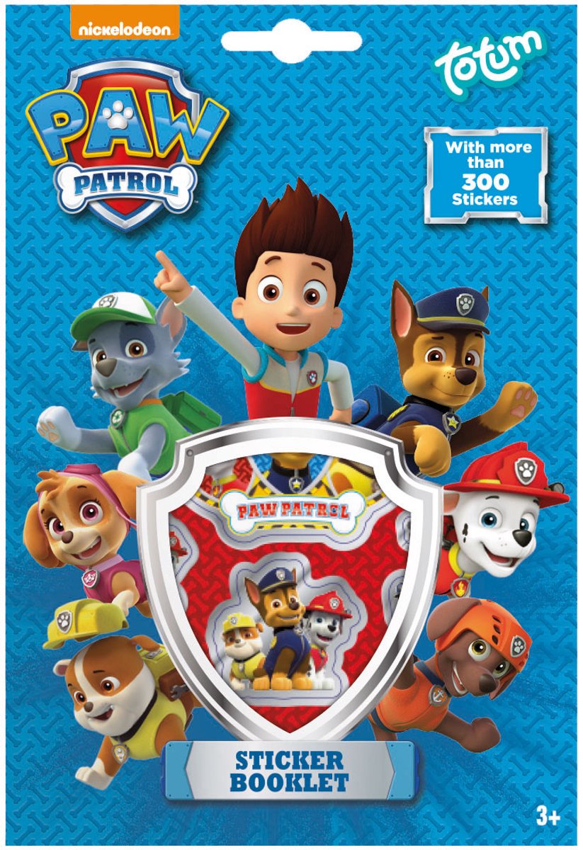 PAW Patrol - PAW Patrol Totum stickervel 4 stuks