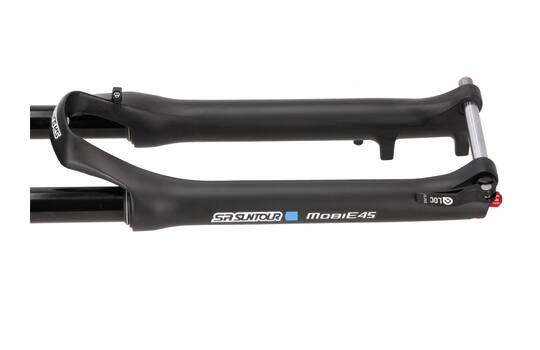 Srsuntour sr suntour - vork mobie 45 lor ds coil 700c 100mm tapered 15mm zwart